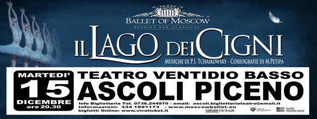 ''Il Lago dei Cigni'' del Ballet of Moscow ad Ascoli Piceno picenotime.it/articoli/9332.… <a href="/VentidioBasso/">TeatroVentidioBasso</a> <a href="/comuneAp/">Comune di Ascoli P.</a>