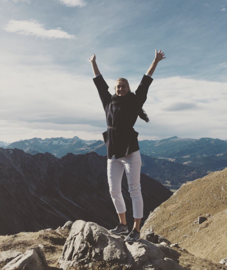 Maria Sharapova on Twitter: "Recovery on top of the mountains ...