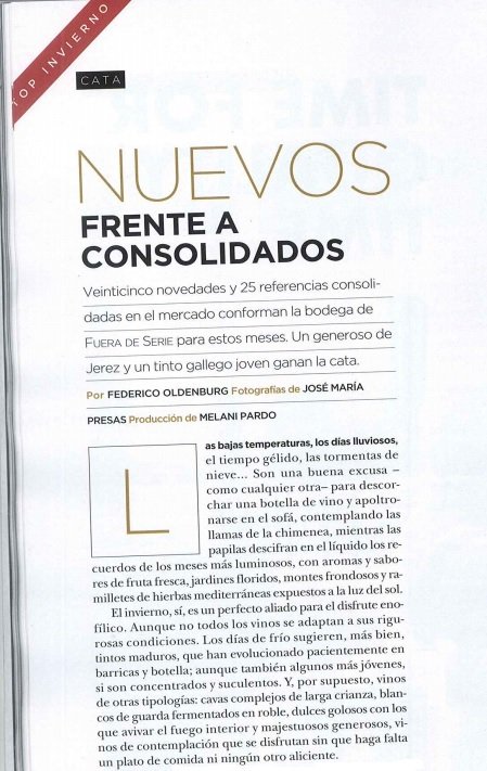 js_viticultor's tweet photo. Veinticinco vinos para el "Gran Invierno" de @fueradeserie Y nuestro #DulcedeInvierno entre ellos https://t.co/crQDo6D1jF