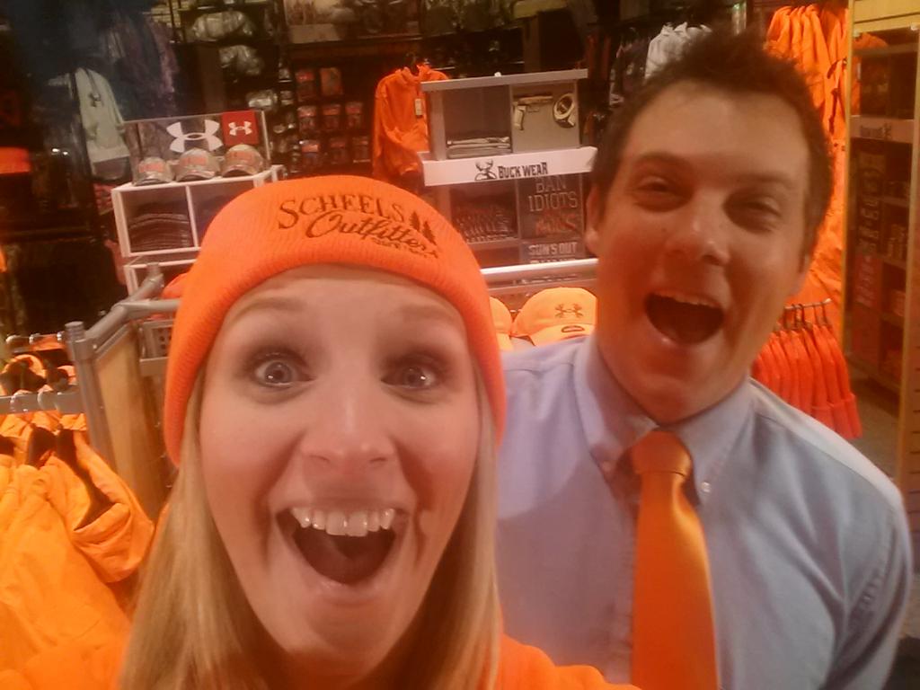 KristiLLarson's tweet photo. This #textpac is good for texting or #selfies while #hunting More at @Scheels on the #ValleyToday https://t.co/RU8qZs4ldb