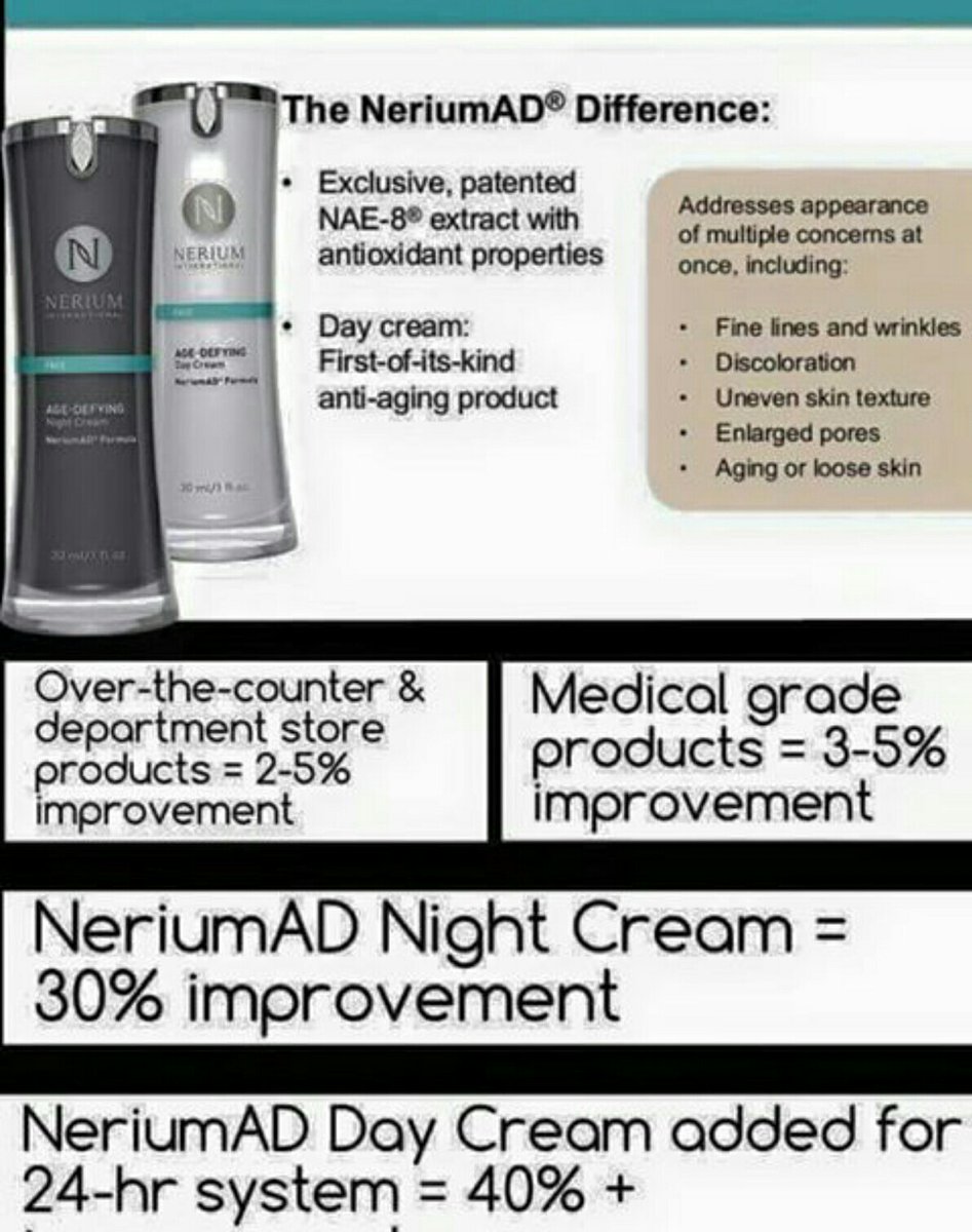 champ_7784's tweet photo. Scientific data! Proven results! Nerium Night Cream & Nerium Day Cream #Nerium #realsciencerealresults #goodskin https://t.co/pGrYCpE6Yr