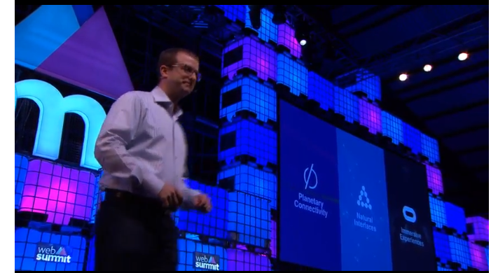 AkwyZ's tweet photo. #naturalinterfaces #VR #IoT This was the best & most relevant presentation at the #websummit @schrep @facebook CTO https://t.co/DtGljUYoSs