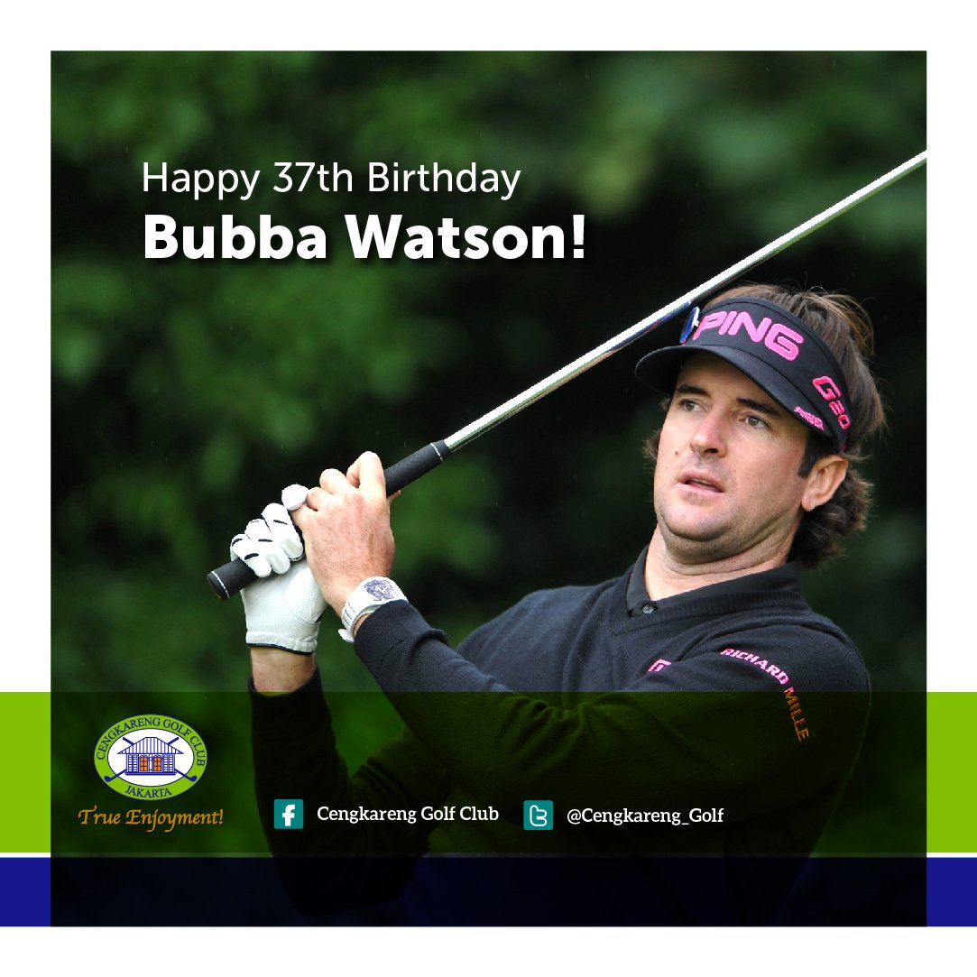 Happy 37th Birthday  Bubba Watson!
What\s your wishes for this professional golfer? 