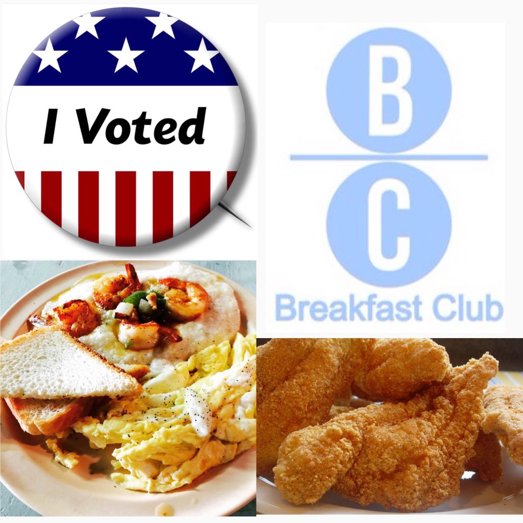 breakfast39180's tweet photo. Why not vote then head over to the Breakfast Club of Vicksburg today 7am-2pm? #vote https://t.co/0Aq4olXAef