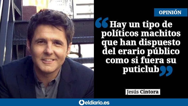 OPINIÓN | 'Ni puta gracia' eldiario.es/zonacritica/pu… Por <a href="/JesusCintora/">Jesús Cintora</a>