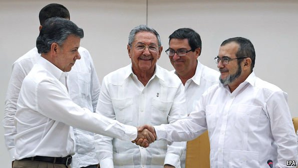 Colombia could soon provide a lesson to the world in ending seemingly intractable conflicts econ.st/1M9etiE