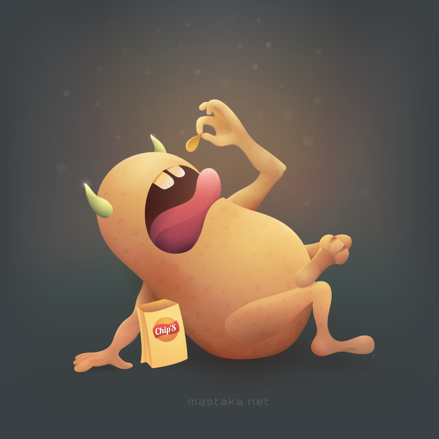 Mastak_A's tweet photo. #Potato #Hannibal Funny #Monster in @Illustrator with @astutegraphics plugins: #vectorscribe #colliderscribe https://t.co/l2EPmHPBz2