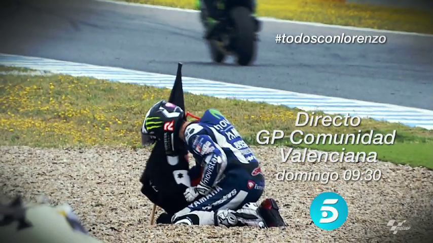 MediasetMotor's tweet photo. #TodosconLorenzo "No van a poder con nosotros… estamos con vosotros" https://t.co/y4STnjea6B @lorenzo99 https://t.co/6JcHdryzcd