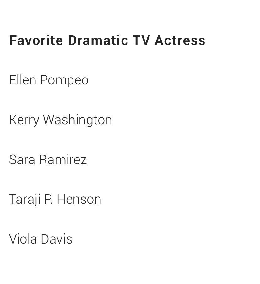 GChanNews's tweet photo. Jesse, Justin, Grey's, Ellen, and Sara are noms!!!! #PeopleChoiceAwards #GreysAnatomy https://t.co/19SPPnafme