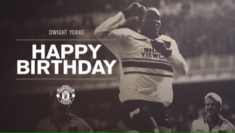 ManUtds_News: Happy Birthday to former Manchester United striker Dwight Yorke! 