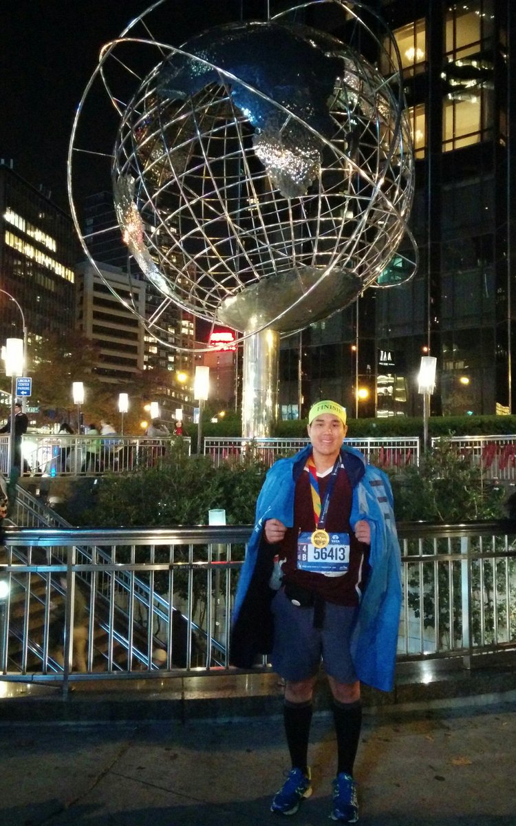 tannvo's tweet photo. Completed the #tcsnycmarathon! https://t.co/MbNcZfxa4K