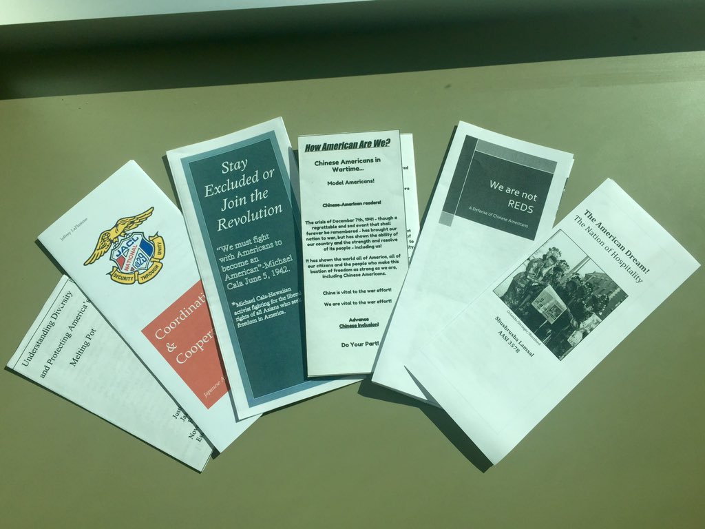 chinotronic's tweet image. Mid-Century racial liberalism pamphlet assignment, reflections on #colorofsuccess @ellendwu