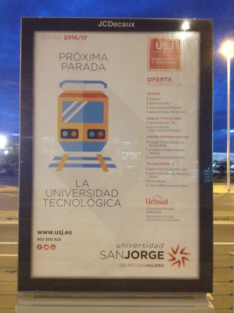 fjlopezpellicer's tweet photo. Yo creo que deberíamos contraprogramar esta publicidad en la parada del tranvía del campus río Ebro @EINAunizar https://t.co/9YbKHNXiXd