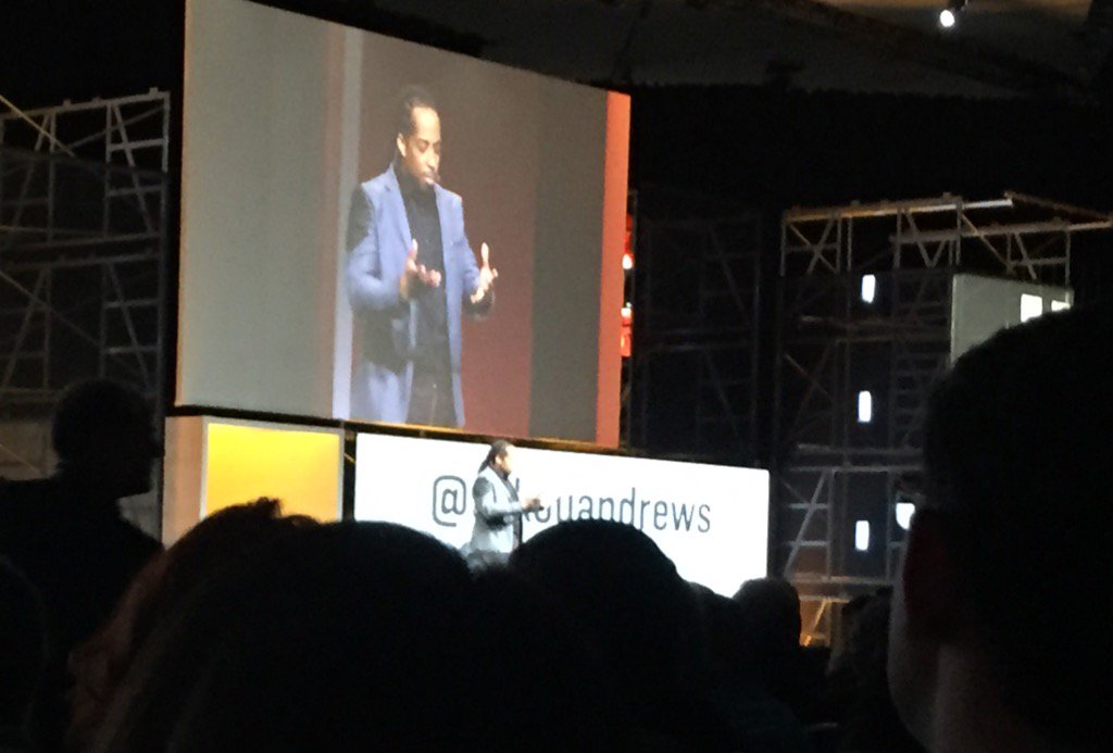 Inspired by this self-made / help-made success at #QBConnect <a href="/sekouandrews/">Sekou Andrews</a> rocks!