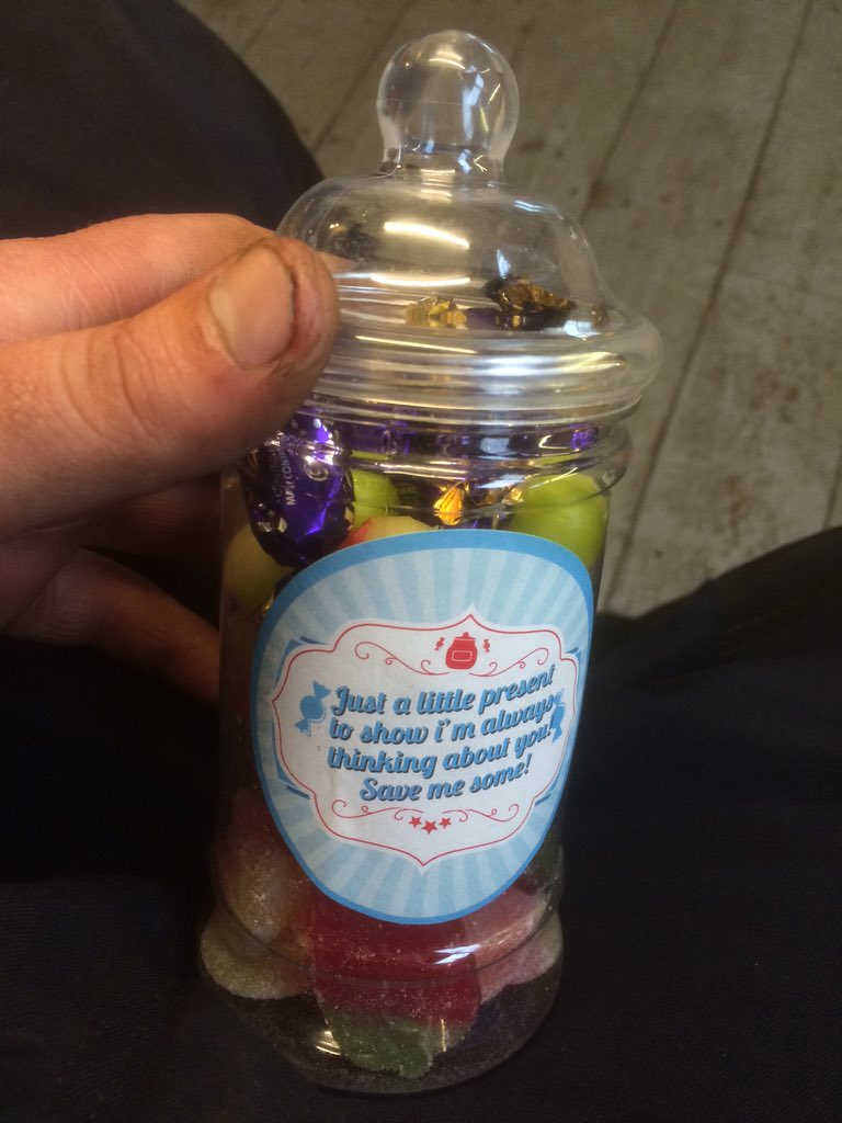 hclackworthy78's tweet photo. Think my boyfriend had a @SweetJarApp overload today! #surprise #bestgirlfriend #sweets #treat #personal #loveit https://t.co/DcXIIoEvvP
