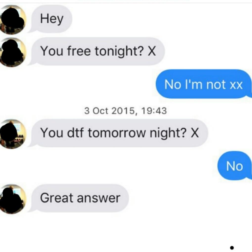 Tinder_Creeps's tweet photo. You dtf tomorrow night? #tindercreeps #tinder https://t.co/S8lQDagjF3