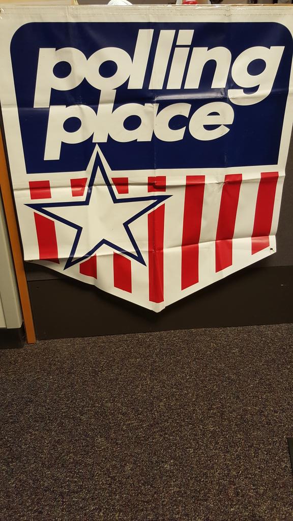Vazzano2015's tweet photo. Be sure to get to a polling place (S.S. IMC) and vote! Every vote counts! https://t.co/ReqAT0KLB1