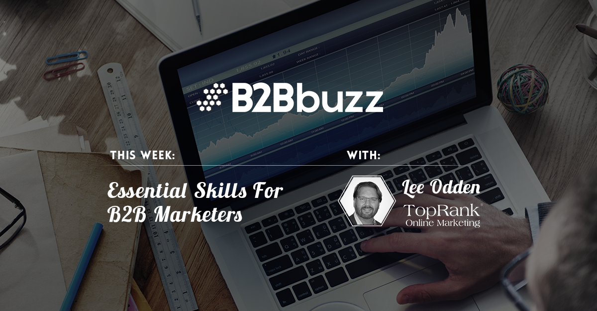 DG_Report's tweet photo. Join us for our first #B2Bbuzz chat with B2B marketing guru, @LeeOdden at 2pm ET! https://t.co/iilITiCoEL https://t.co/pgX9AtluZv