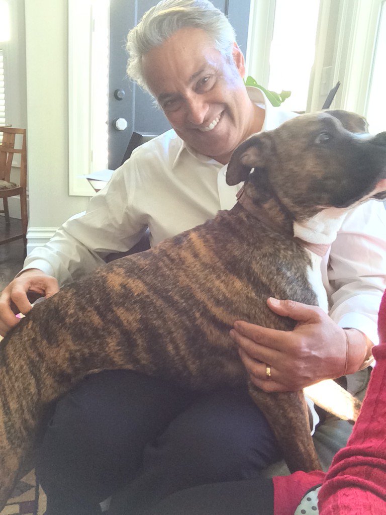 Savannah jumped over <a href="/Ross_Mirkarimi/">Ross Mirkarimi</a> She knows it is an important day 4 SF #YesOnI #vote123sf #RossMySheriff #Vote