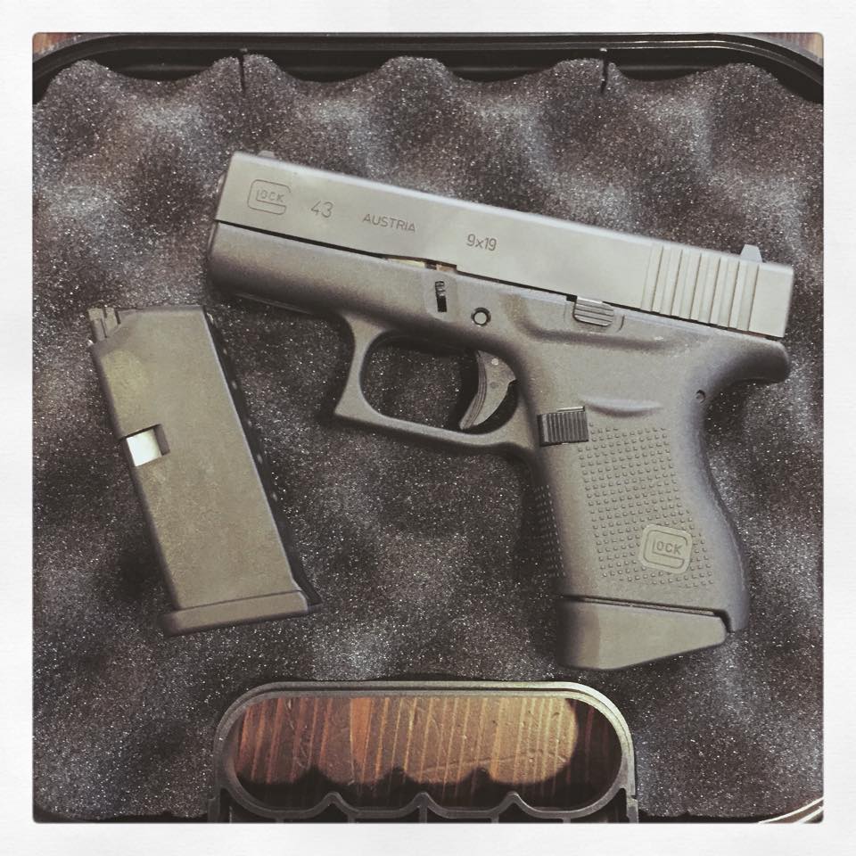 GLOCKInc's tweet photo. Engineered to the same standards, the #G43 can withstand the same tortures as other #GLOCKs. https://t.co/1U43mgXDZH https://t.co/BtM9PoYuDy