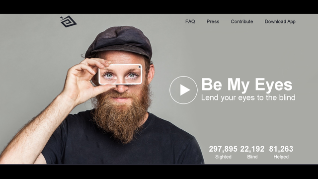 fox32news's tweet photo. VERY COOL: New app gives 'eyes' to the blind https://t.co/HpZ08aOXhX https://t.co/saiTOc0lqL