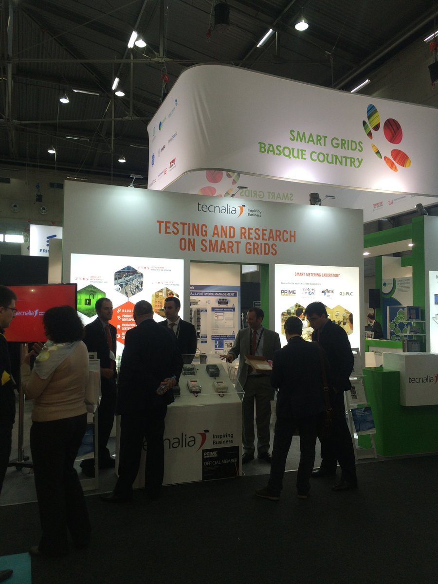 Cluster_Energia's tweet photo. @tecnalia with the last developments in @PRIME_smartgrid #DLMS #EV #SmartMeters #EUW2015 #smartgridsbasquecountry https://t.co/vczFTj7ZyB