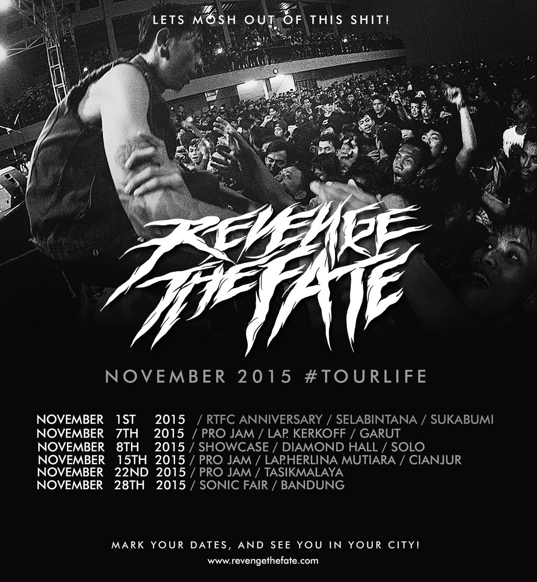 Selamat Malam ..Adakah Kota Kalian di Jadwal RTF Bulan November ini ?
NOVEMBER Comeon \DC/