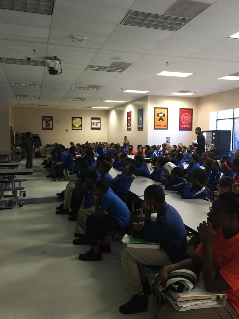 ncaseyriley's tweet photo. 6th grade code of conduct assembly. @CMITAcademy https://t.co/qEetXLaVRg