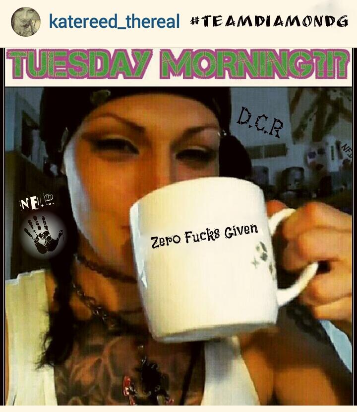 NinjaFaceDesign's tweet photo. 💁TUESDAY MORNING?? WHY CERTAINLY! #TeamDiamondG #morningjoe #CoffeeCheers https://t.co/1YgBplCkdO