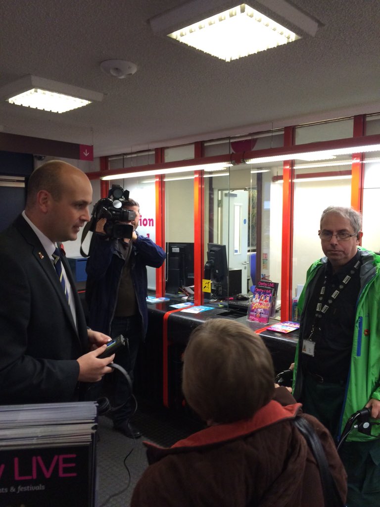 LetsLoopDerby's tweet image. Testing the loops at the Derby Live Box Office. #Loop2015