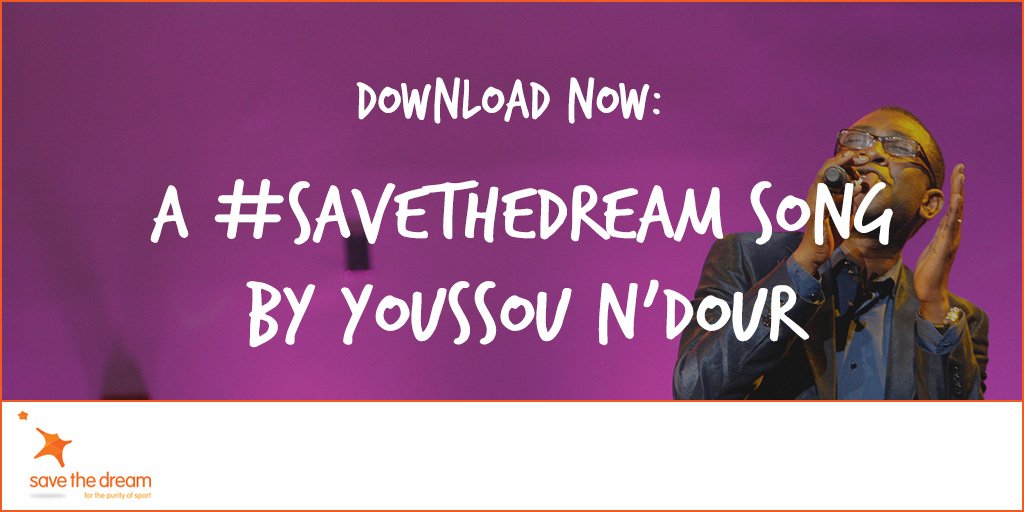 savethedream's tweet photo. Listen now: @YoussouSenegal's exclusive #SavetheDream song just went up on Spotify! https://t.co/zh1Y3ificM https://t.co/dBTRhsMh03
