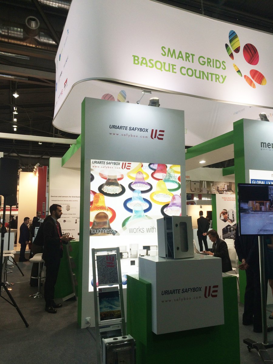 Cluster_Energia's tweet photo. #UriarteSafybox enclosures to protect smart metering systems #EUW15 #SmartGridsBasqueCountry https://t.co/lNlfjmULNb