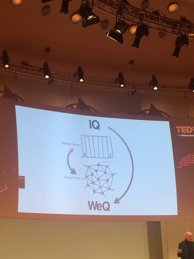 Susann Hoffmann (@susannhoffmann) on Twitter photo WeQ instead of IQ. The power lies in collaboration. <a href="/TEDxBerlin1/">TEDxBerlin</a> <a href="/HPI_DE/">Hasso-Plattner-Institut</a> Ulrich Weinberg WeQ instead of IQ. The power lies in collaboration. <a href="/TEDxBerlin1/">TEDxBerlin</a> <a href="/HPI_DE/">Hasso-Plattner-Institut</a> Ulrich Weinberg