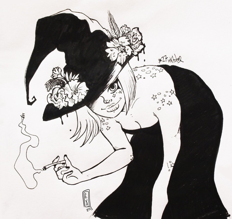 bykalima's tweet image. #Inktober nº27, 16 &amp;amp; 20 &amp;lt;3 Me ha encantado la experiencia, hasta el año que viene &amp;lt;3 @TheArtBond @drawjam @inktober