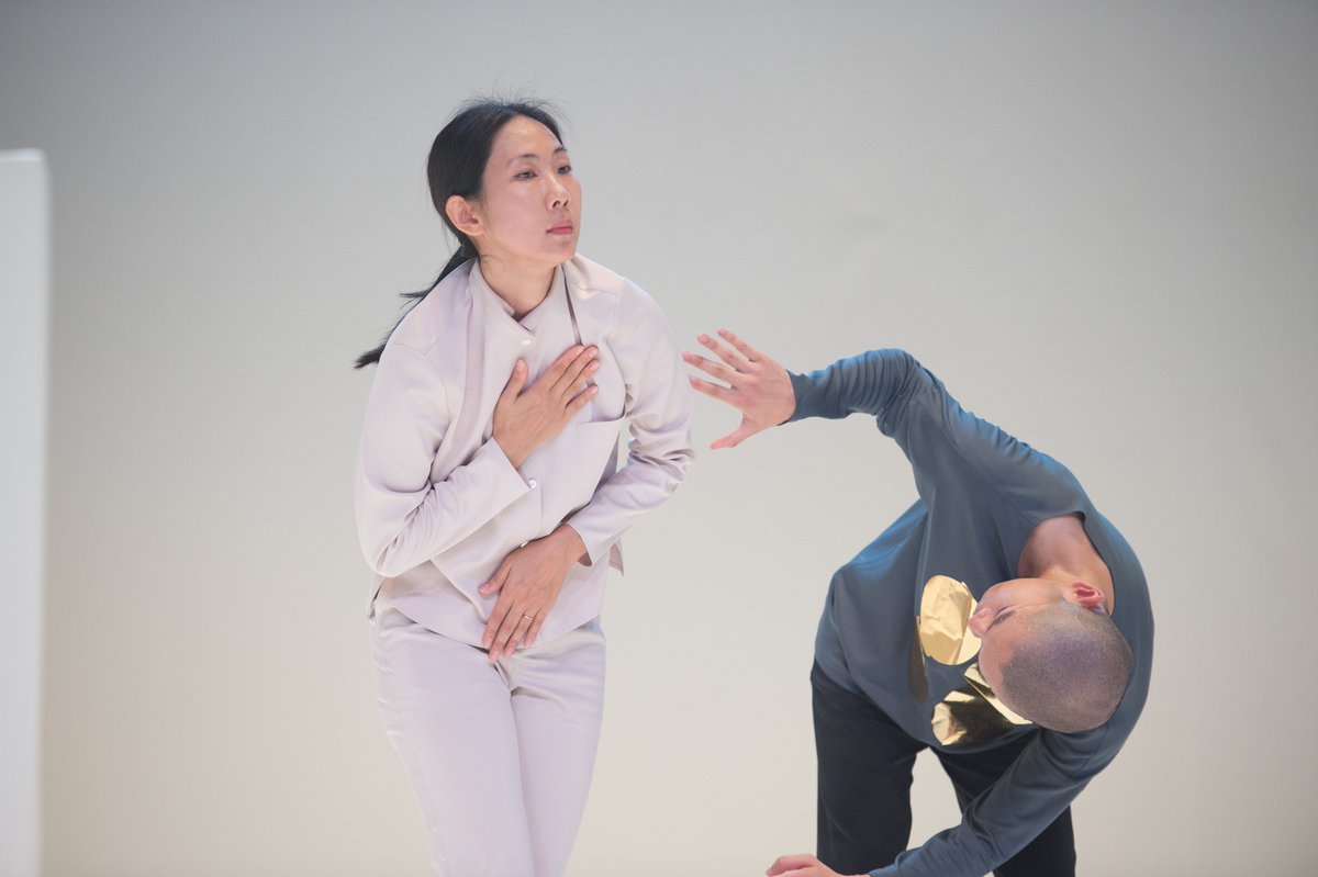 kyanbayani's tweet photo. Great show in Copenhagen with Jee-Ae Lim and Pijin Neji. #WorksAtWork #Dansehallerne https://t.co/UOvtvesBoi https://t.co/Gp6UdmjtXg