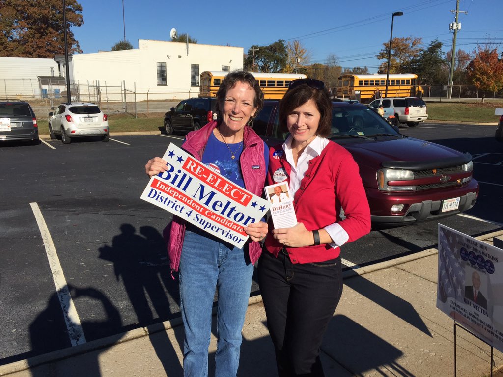 DeHartSheriff's tweet photo. @mbdsews &amp; India working the polls!  Gorgeous day! 🌞🇺🇸👮🏻🇺🇸 #DeHart2015 https://t.co/7F3hM4DP5P