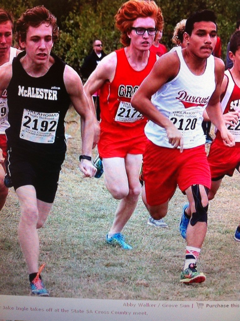 CONGRATULATIONS!        Jake Ingle places 6th @ State Track Meet