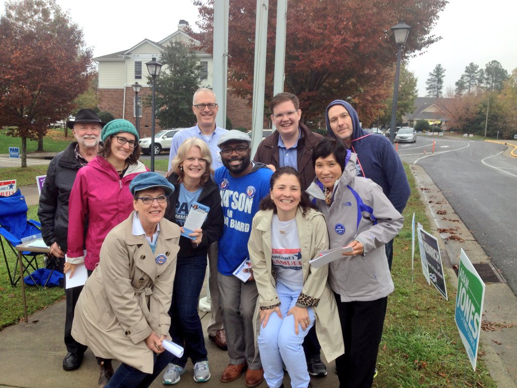 leestorrow's tweet image. Lots of great folks out working the polls in Dogwood Acres this morning! #chtc #chccsboe #ncpol