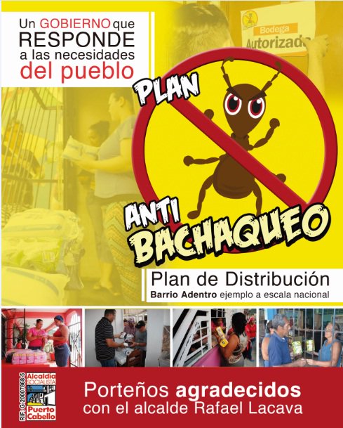 PCantibachaqueo's tweet photo. La primera fase del #PlanEficiente benefició a los porteños quienes agradecieron al alcalde @rafaellacava10 https://t.co/8XyOJYqjPl