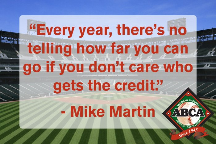 ABCA1945's tweet photo. "Everybody wants to coach baseball…we have the greatest job in the world” -Mike Martin, @FSU_Baseball, at #ABCA2015 https://t.co/6UrOhOsfLD