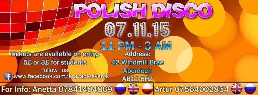 Polish Disco this Saturday night