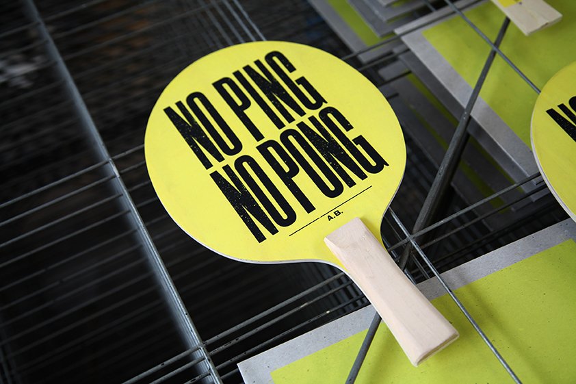 anthonyburrill's tweet photo. The Art of Ping Pong opens @kkoutlet Thursday curated by @FFS_SmallTalk https://t.co/BSHBuAu6pL