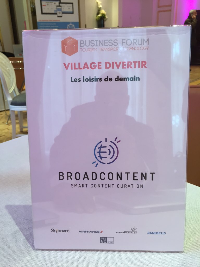 broadcontent's tweet image. Nous y voilà ! RDV a 18h23 pour notre pitch !! #T3BusinessForum #startup @WelcomeCityLab @incubateur_BdM #raisemoney