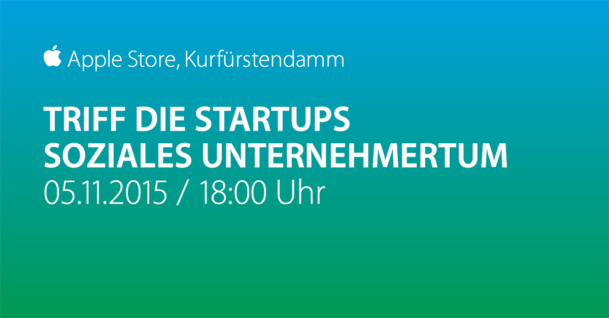 teaminnoki's tweet photo. #soziale #startups #diskussion &amp; #netzwerken @AppleStoreBln mit #innoki Paul: Sign up! --> https://t.co/wIktX9lXDI https://t.co/OJiYyklIkQ