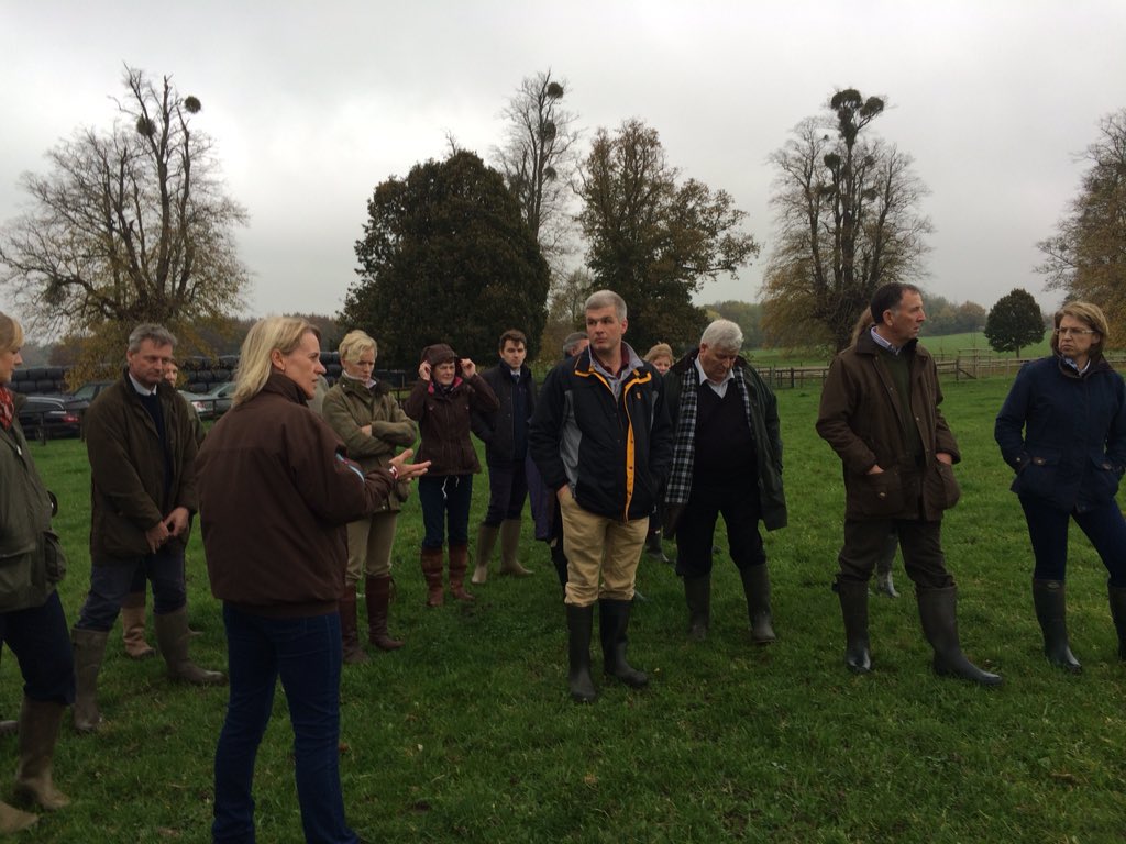 doitinwellies's tweet photo. #Tenants visit to @barford100 farm before @NFUtweets #TenantsConference tomorrow https://t.co/xS4jZY4IXh