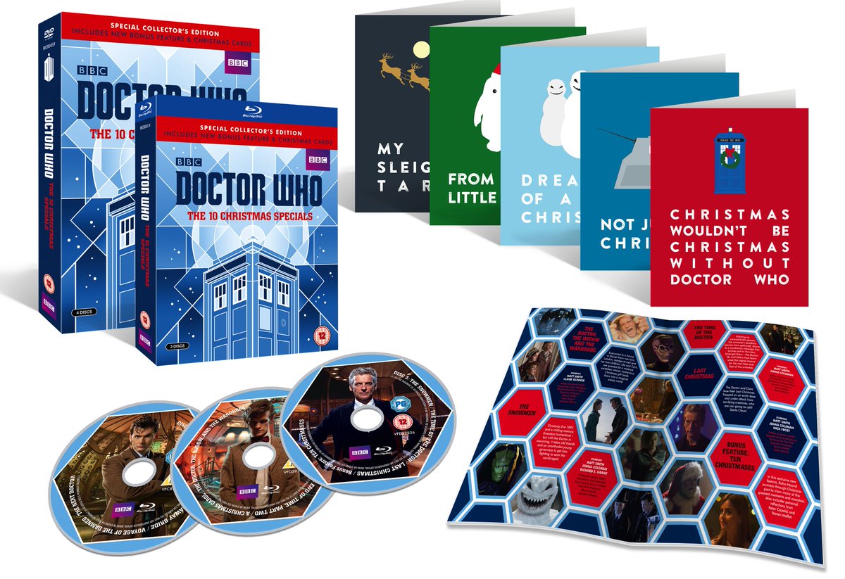 Win! Follow <a href="/CultBoxTV/">CultBox</a> &amp; RT for chance to win 5 x 'Doctor Who' Christmas specials box sets - ow.ly/UbKZ8