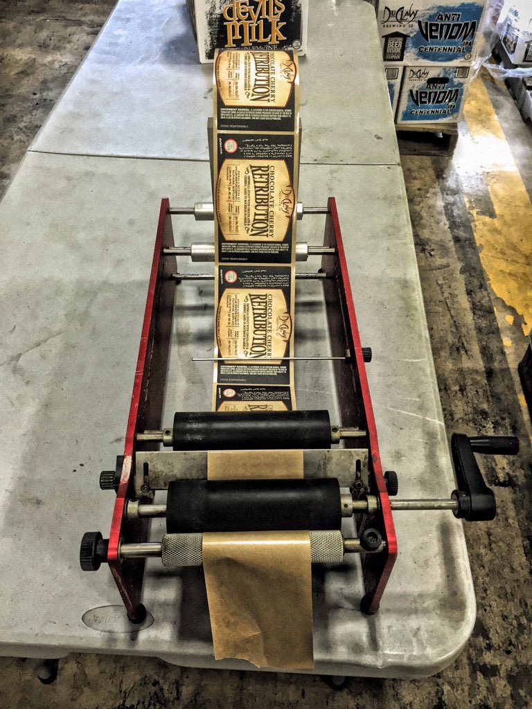 TheHysteriaTy's tweet photo. Hand bottling some @DuClawBrewing Retribution today! #mdbeer #craftbeer #beerporn #cbcrbd #stickyfingers https://t.co/AMvQCE2RRb