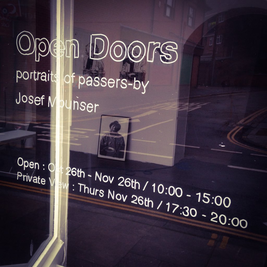 WalkNorwich's tweet photo. #Pedestrian portraits? Latest resident of @DoveSt_Studios space on Magdalen Street, #Norwich is picturing passers-by https://t.co/g30xwLAdUW
