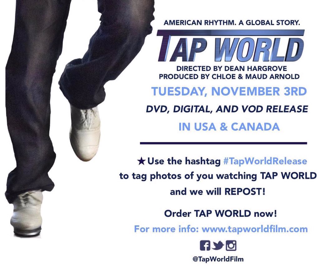 TapWorldFilm's tweet photo. TODAY!! Download @tapworldfilm on @amazon and @iTunes!! #tapworldrelease #tapworld https://t.co/hsoWQRnV8v https://t.co/MIDO6x8k7O