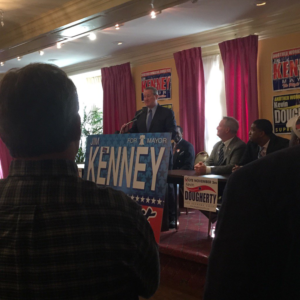 JimFKenney's tweet photo. The State Supreme Court race is very important. Vote for @doughertyforpa first, then vote for me. https://t.co/e5gMQh4fG3